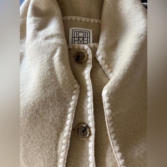 Toteme Scarf Jacket in Harvest - Picture 3 of 6